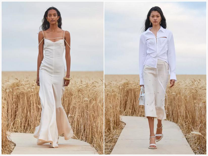 JACQUEMUS SET ITS "L’AMOUR" SS21 RUNWAY SHOW IN A GIANT WHEAT FIELD IN PARIS